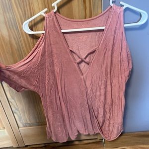 Pink flow shirt from American Eagle - from soft and sexy collection